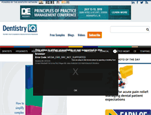 Tablet Screenshot of dentistryiq.com